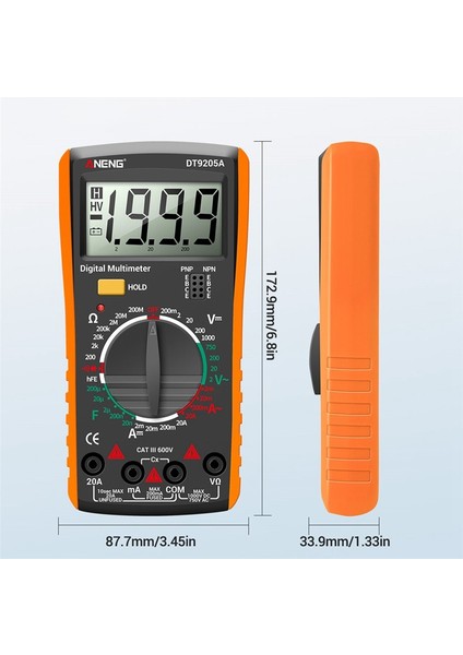 Ncv Test Ölçer Otomatik Aralığı Multimetro Test Cihazı Dijital Multimetre Ac/dc Transistör Test Cihazı (Yurt Dışından) fırsatları