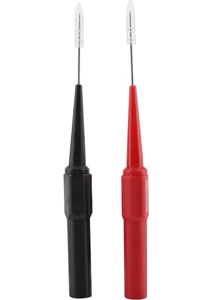 2 Adet Yalıtım Delme Iğnesi Tahribatsız Test Probları Kiti Kırmızı Siyah 30-60V (Yurt Dışından)