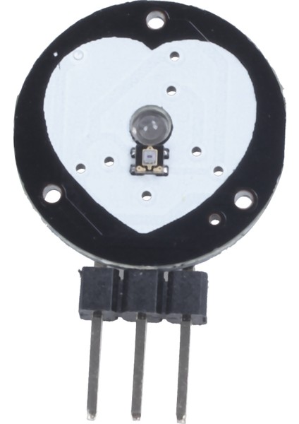 Nabız Sensörü Kalp Atış Hızı Sensörü Kalp Atışı Pulsesensor Arduino Raspberry Pi Için, Siyah ve Kırmızı (Yurt Dışından)