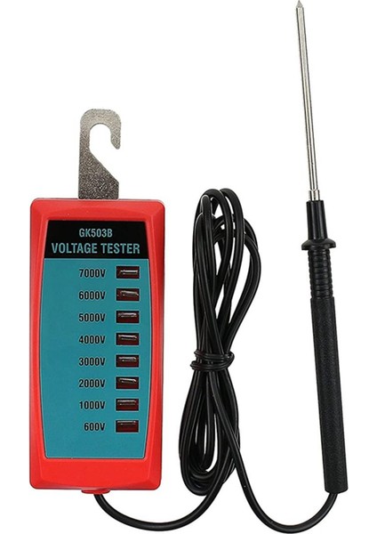 Adet GK503B Elektrikli Çit Gerilim Test Cihazı 600V Ila 700V Çit Denetleyicisi Akü Gerilimi Test Cihazı ile Lamba-Kırmızı (Yurt Dışından)