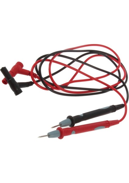 Ha 2x Elektrikli Prob Kalem Dijital Multimetre Voltmetre Ampermetre Kablo Test Cihazı-Siyah ve Kırmızı (Yurt Dışından)