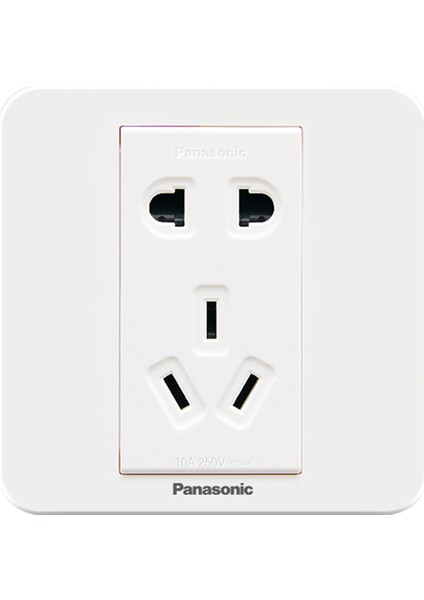 Panasonic Anahtar Priz Paneli Akıllı Eğlenceli 86 Tipi Beş Delikli Ev Tipi Üç Delikli 16A Klima Duvarı USB Soket Paketi ile (Yurt Dışından)