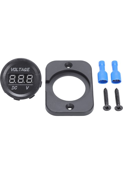 12V-24V Su Geçirmez Araba Motosiklet LED Dijital Ekran Voltmetre Gerilim Ölçer Siyah (Yurt Dışından) fiyatları