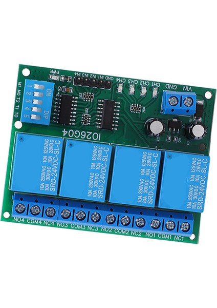 Röle Modülü, Röle Kartı Dc 24V Motor Için Kolay Anahtarlama (Yurt Dışından)