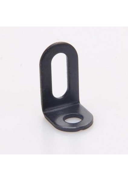 10 Adet Metal Köşe Parantez Parantez Sağ Açı L Şekli Brace Braketi Siyah (Yurt Dışından) indirimleri