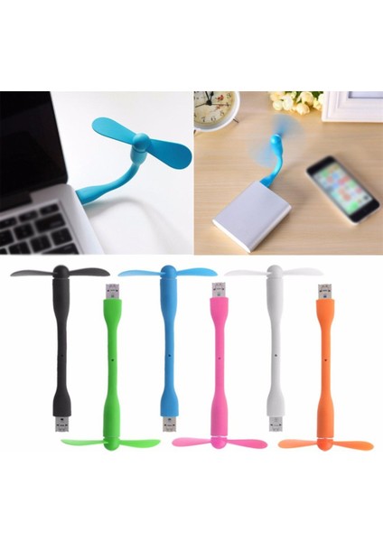 Esnek Mini USB Fan Taşınabilir Pc Güç Bankası USB Cihazları Için Ayrılabilir Soğutma Fanı Mini El USB Fan (Yurt Dışından) fiyatları