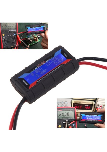 FT08 Rc 150A Yüksek Hassasiyetli Watt Metre Güç Analizörü Arka Işık LCD Wattmetre Karşılaşma (Yurt Dışından)