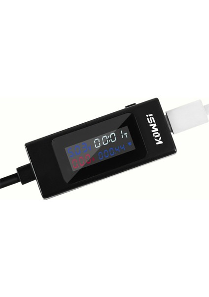 Kowsı KWS-065C Type-C Usb-C 4-30V Gerilim Ölçer Zamanlama Ampermetre Dijital Monitör USB Şarj Test Cihazı Güç Ölçer Gerilim Test Cihazı Akım (Yurt Dışından)