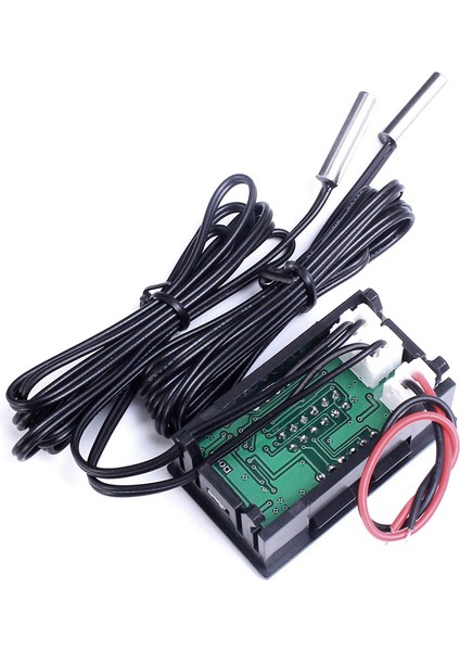 Çift Kırmızı LED Dijital Ekran Termometre Su Geçirmez Sıcaklık Sensörü 0,56 Inç (Yurt Dışından) modelleri