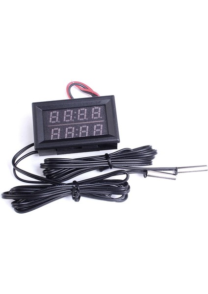 Çift Kırmızı LED Dijital Ekran Termometre Su Geçirmez Sıcaklık Sensörü 0,56 Inç (Yurt Dışından) fırsatları