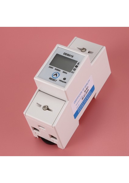 Nanlıy- Din Raylı Tek Fazlı Wattmetre Tüketimi Watt Elektronik Enerji Ölçer Kwh 5-80A 230V Ac 50Hz Sıfırlama Fonksiyonlu (Yurt Dışından) indirimleri