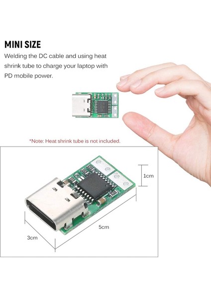 4x Usb-C Pd2.0/3.0 - Dc Dönüştürücü Besleme Modülü (Yurt Dışından)