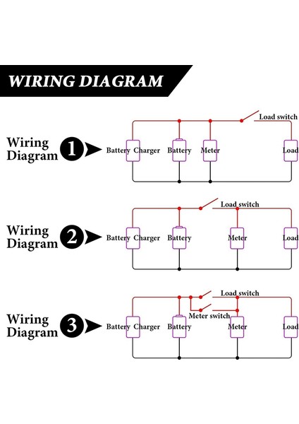 Bradoo-2 Adet Dc 12V 24V 36V 48V 72V Metre Kapasitesi Gerilim Göstergesi Kurşun-Asit ve Lityum Iyon Göstergesi (Yurt Dışından) fırsatları