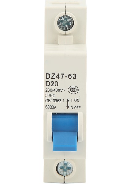 Devre Koruma Anahtarı, 1p Minyatür Devre Kesici Kurulumu Kolay Ac 230V 400V 20A Aydınlatma Sistemi Için Bistable Kilitleme Klipsi (Yurt Dışından) fırsatları