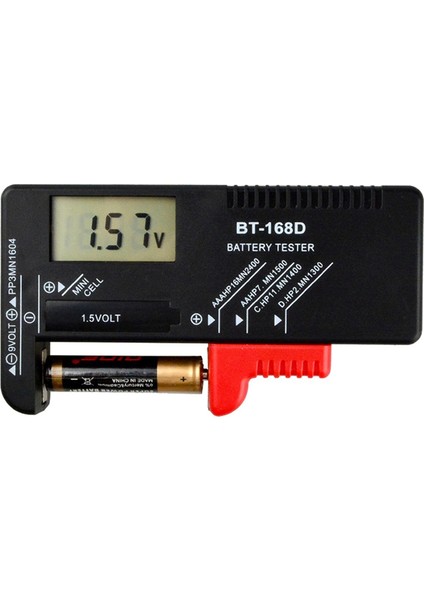 Adet Dijital Pil Test Cihazı Pil Kapasitesi Test Cihazı Için AA/AAA/C/D/9V/1.5V Pil (Yurt Dışından) indirimleri