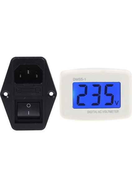 Adet Aksesuar: 1 Adet Lehim Pabucu Terminalleri Iec 320 C14 Emı Filtresi ve 1 Adet Dm 55-1 LCD Dijital Voltmetre Us Plug (Yurt Dışından) fiyatları