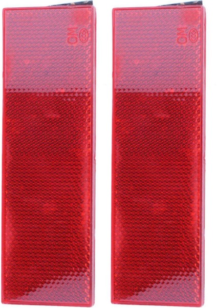 2x Uyarı Yansıtıcı Güvenlik Plakası/bant Reflektör Çıkartmaları Araba Kamyon Için, Kırmızı (Yurt Dışından) modelleri