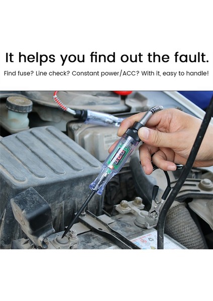 6V 12V 24V Kamyon Gerilim Devre Test Cihazı Dijital Ekran Elektrikli Kalem (Yurt Dışından) fırsatları