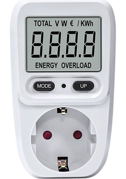 Oumery 230 V-240 V Dijital LCD Güç Ölçer Wattmetre Soket Watt Elektrik Sayacı Br Ölçüm Çıkışı Güç Analizörü Ab Tak (Yurt Dışından)