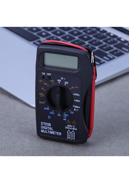 DT83B Cep Dijital Multimetre Ampermetre Voltmetre Dc/ac Direnç Ohm Gerilim Çoklu Metre Test Cihazı Elektrik Instentleri (Yurt Dışından)