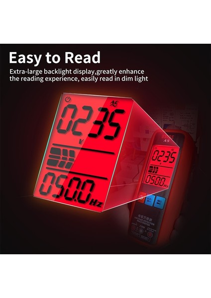 Dijital Akıllı Multimetre Transistör Test Cihazı Ac/dc Akım Gerilim Test Cihazı (Pilsiz) (Yurt Dışından) fırsatları