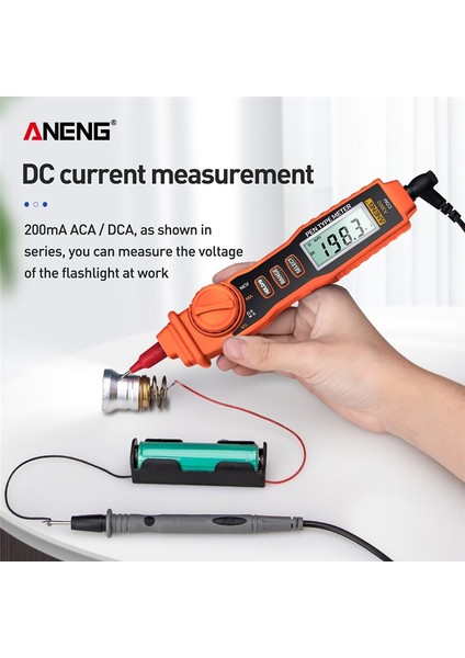 Aneng Temassız Ac/dc Gerilim Algılama Kalemi Multimetre Dijital Metre 4000 Sayım (Yurt Dışından) indirimleri
