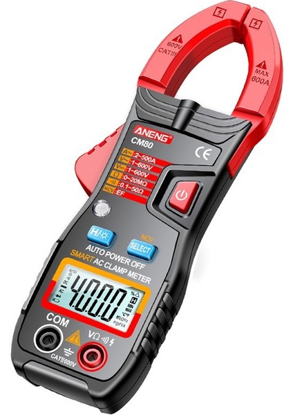 Ac ve Dc Gerilim Akım Direnci Için 4000 Sayım Temassız Kelepçe Multimetre Arkadan Aydınlatmalı Ekran El Feneri ile Ncv Veri Saklama Buzzer (Pilsiz) (Yurt Dışından) fiyatları