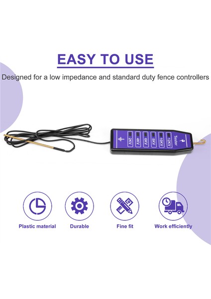 2-12KV Çiftçi Çit Gerilim Test Aracı, Çit Gerilim Test Cihazı (Yurt Dışından) fiyatları