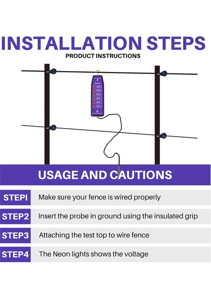 2-12KV Çiftçi Çit Gerilim Test Aracı, Çit Gerilim Test Cihazı (Yurt Dışından) modelleri