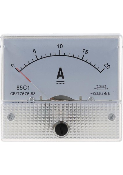 20A Analog Amper Panel Metre Akım Amperi (Yurt Dışından)