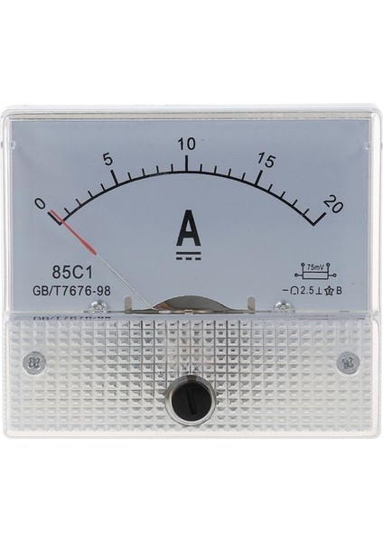 20A Analog Amper Panel Metre Akım Amperi (Yurt Dışından)