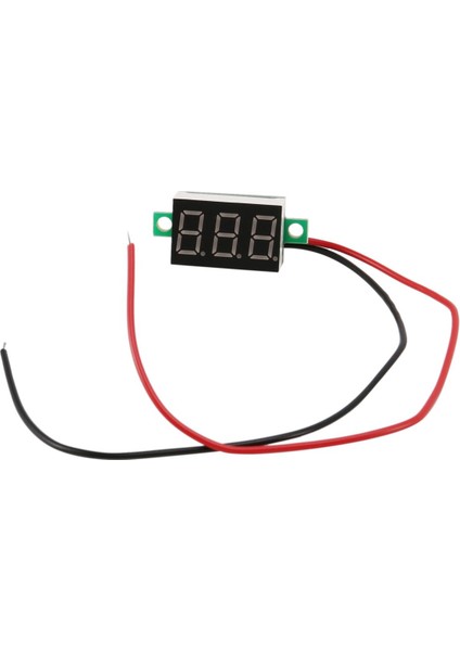 2x Mini Dijital Voltmetre LED Gerilim Ekran Panel Metre 3.3-30V Yeşil LED (Yurt Dışından)