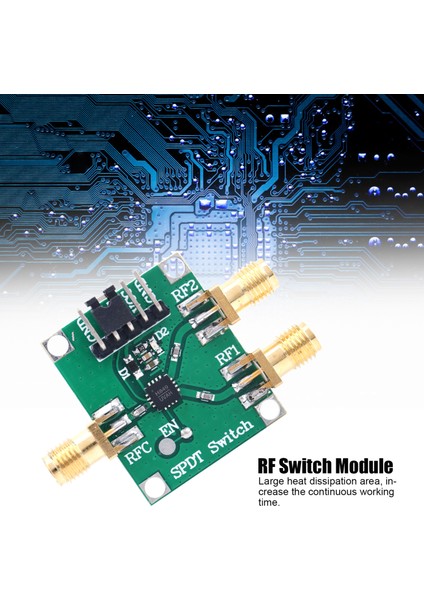 Rf Anahtar Modülü 3‑5V Tek Kutuplu Çift Atışlı Kart 50OHM Giriş Çıkış Empedansı Sma Arayüzü (Yurt Dışından) modelleri