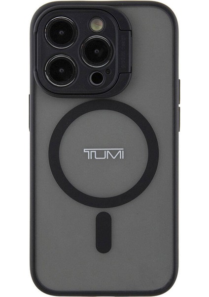 iPhone 15 Pro Max Kılıf Tumı Orjinal Lisanslı Magsafe Şarj Özellikli Kamera Standlı Buzlu Mat Siyah modelleri