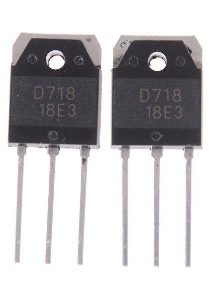 1 Çift (2 Adet) Orijinal 2SB688 ve 2SD718 Kec Transistör B688 ve D718 (Yurt Dışından)