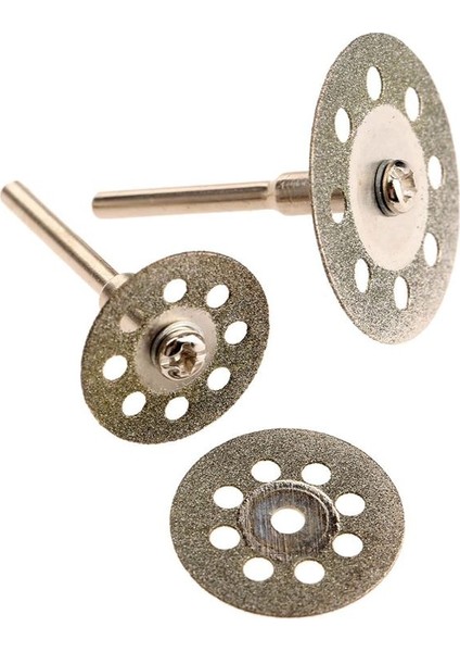 10 Adet Aksesuarlar 20MM Elmas Disk Metal Taşlama Diski Mini Dairesel Testere Matkap Döner Aracı (Yurt Dışından)