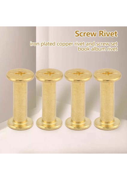 20 Adet Düz Başlı Perçin Albümü Vida Kitap Seti Dıy El Sanatları Yapımı (Yurt Dışından) indirimleri