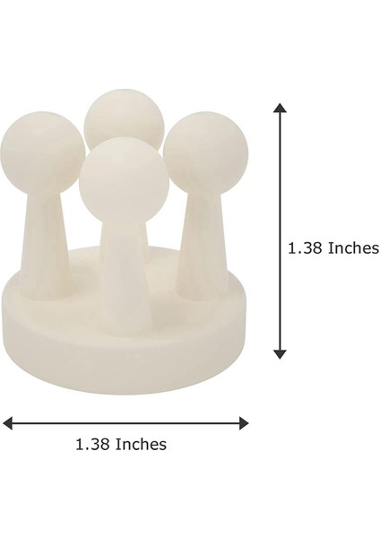 Komut Resmi Asma Şeritleri-4 x Kanca-Beyaz (Yurt Dışından)