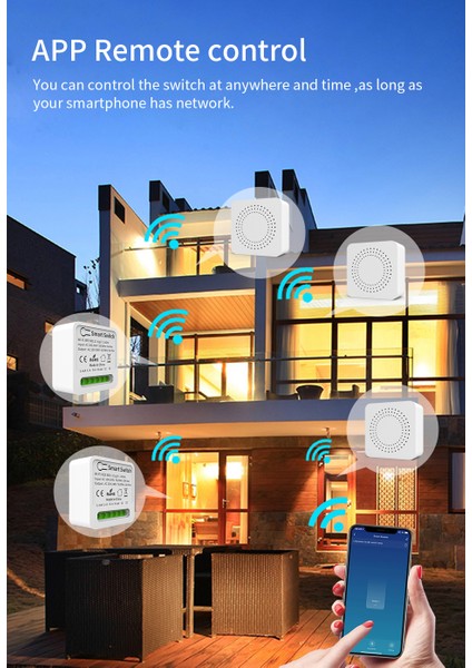 Aubess Tuya Wifi/zigbee Mını Akıllı Anahtar 16A/10A Destek 2 Yönlü Kontrol Zamanlayıcı Kablosuz Anahtarlar Akıllı Ev Otomasyonu Tuya Alexa Google Home Yandex Alice ile Uyumlu (Yurt Dışından)