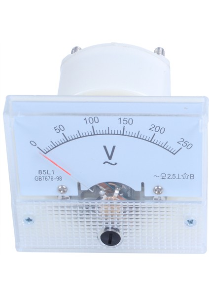 Analog 85L1 Ac 250 V Panel Metre Voltmetre Ölçüm Cihazı Kurulum Ekipmanı (Yurt Dışından)