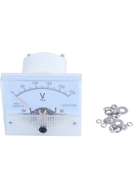 Analog 85L1 Ac 250 V Panel Metre Voltmetre Ölçüm Cihazı Kurulum Ekipmanı (Yurt Dışından)