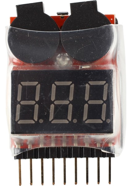 1-8s Lipo Limn Test Cihazı Alçak Gerilim Buzzer Alarmı (Yurt Dışından)