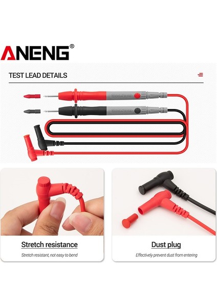 Aneng Dijital Pens Metre Ac/dc Gerilim Ampermetre Gerilim Test Cihazı Ac Akım Multimetre Amp Hz Kapasite Ncv Ohm Testi (Yurt Dışından) fiyatları