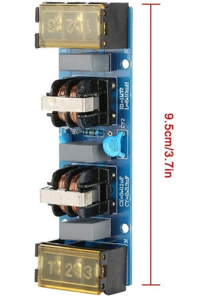 6A / 25A Emı Filtre Modülü Kartı Gücü Besleme Için Iki Aşamalı Düşük Geçişli (Yurt Dışından) indirimleri