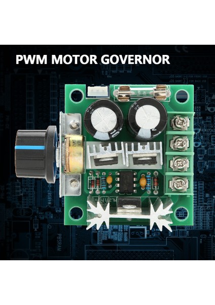 12V-40V 10A Pwm Dc Motor Valisi Kademesiz Değişken Hız Kontrol Anahtar Modülü (Yurt Dışından)