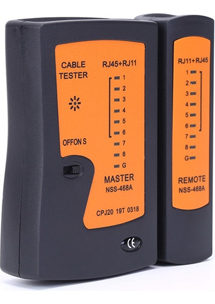 RJ45 Kablo Lan Test Cihazı Ağ Kablosu Test Cihazı RJ45 RJ11 RJ12 Cat5 Utp (Yurt Dışından)