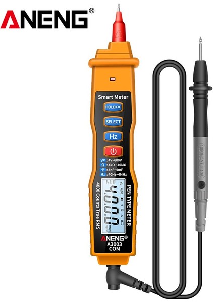Aneng A3003 Dijital Kalem Multer Profesyonel 4000 Sayım Akıllı Metre (Yurt Dışından) fırsatları