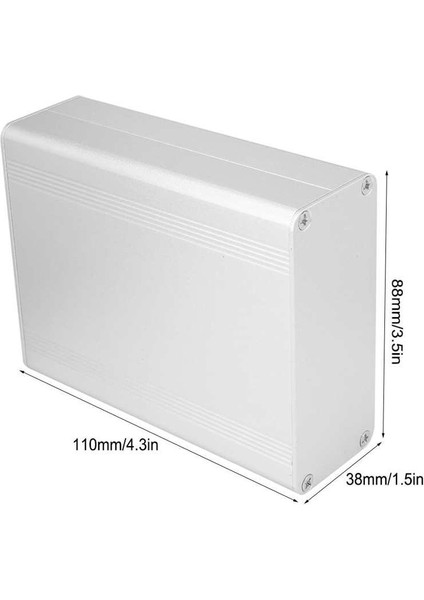 38X88X110MM Muhafaza Elektronik Alüminyum Soğutma Kutusu Devre Kartı Dıy A (Yurt Dışından)