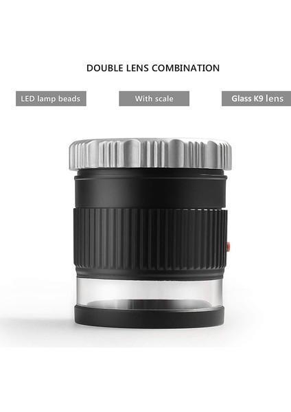 Büyüteç Büyüteç 30X Büyüteç Aydınlatmalı Ayarlanabilir Odak Uzaklığı Masaüstü Büyüteç Takı Tekstil Için 6 Işıklı (Yurt Dışından) fiyatları