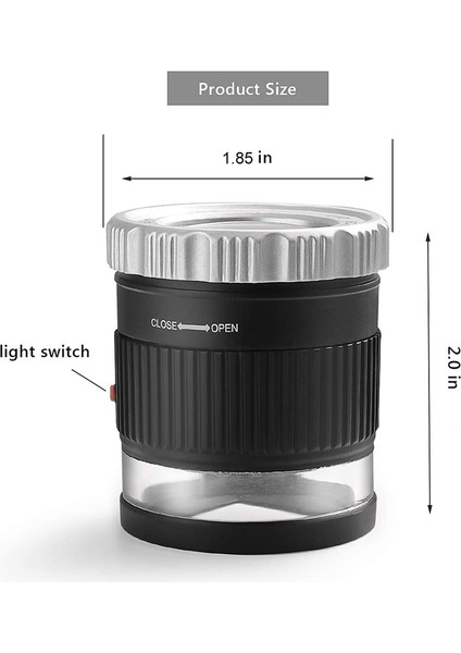 Büyüteç Büyüteç 30X Büyüteç Aydınlatmalı Ayarlanabilir Odak Uzaklığı Masaüstü Büyüteç Takı Tekstil Için 6 Işıklı (Yurt Dışından) modelleri